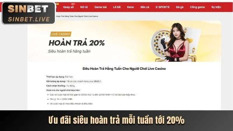 Khuyến mãi mới tại ricwin hiện đang mở